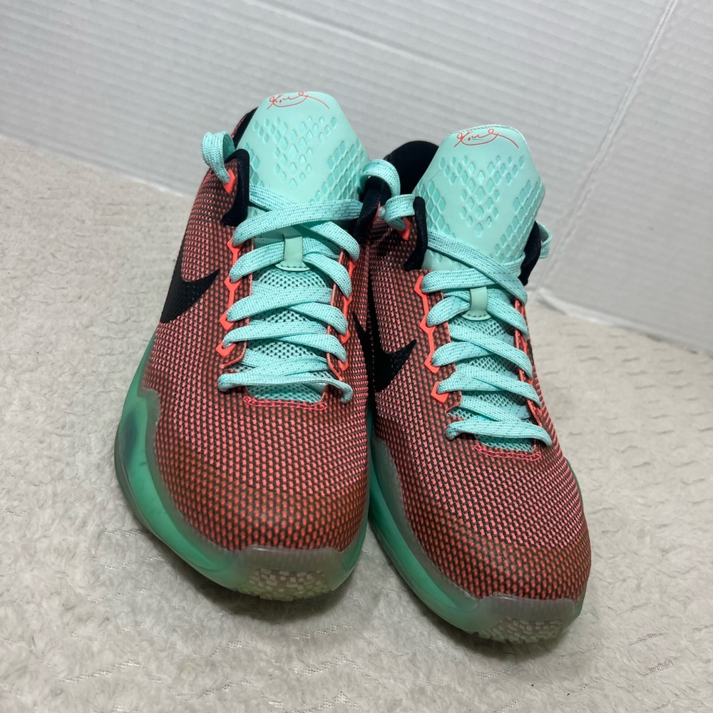 2015 Nike Kobe Bryant X 10 Easter Sz 6.5Y/W8.5 Hot Lava Sunset Glow 726067-808